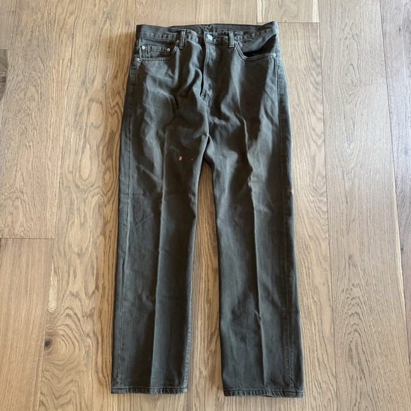Levi's Other - Vintage Levis 501xx Jeans Mens 34x32 Made in USA Olive Green Denim Military